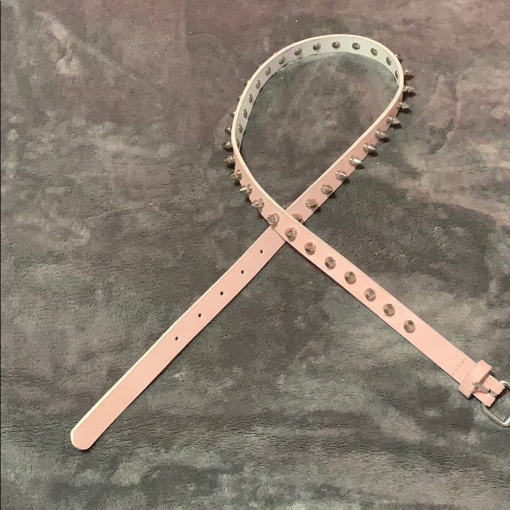 Baby pink belt